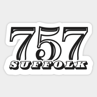 757 Suffolk VA USA Sticker